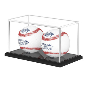 Acrylic Grandstand Baseball Holder Display case box Memorabilia Display holder Storage Sports Official Baseball