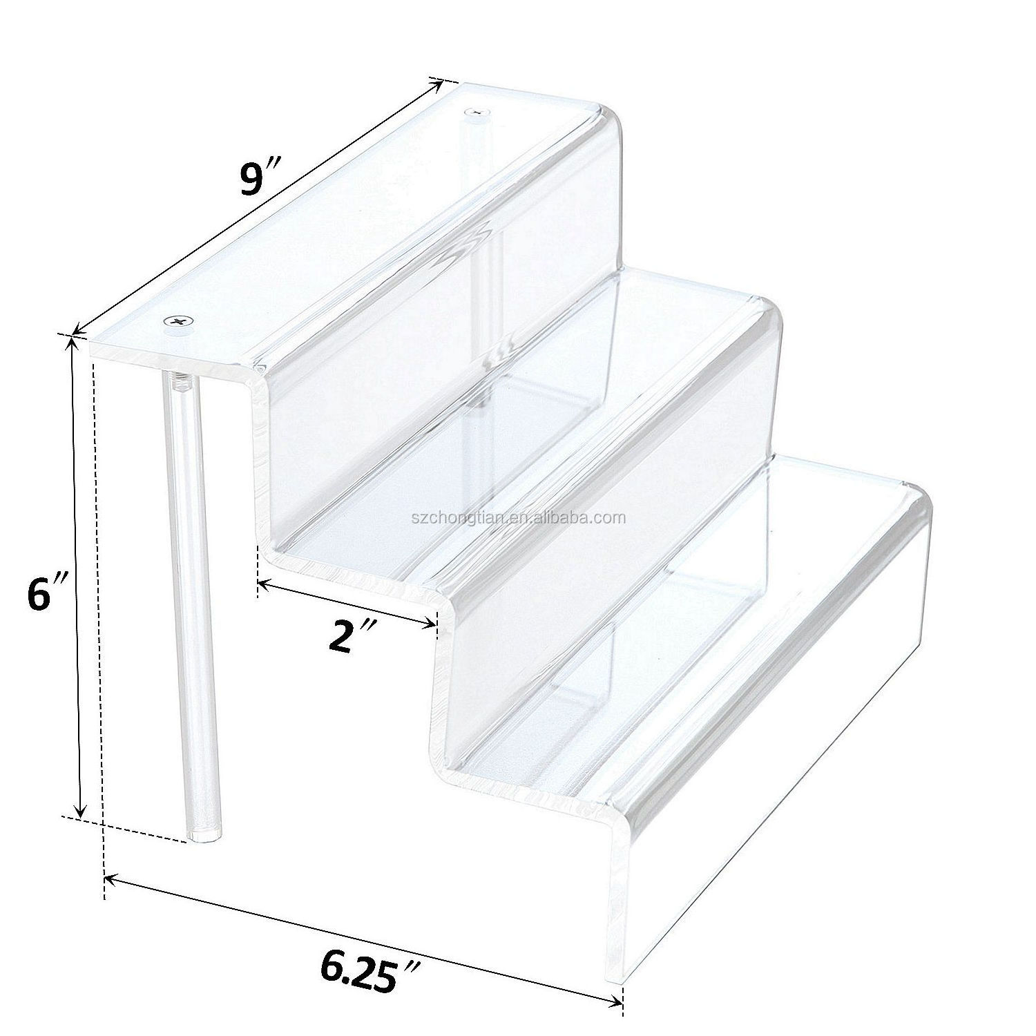 12x8.5 Inch Action Figure Acrylic Stand Nail Polish Display Stand