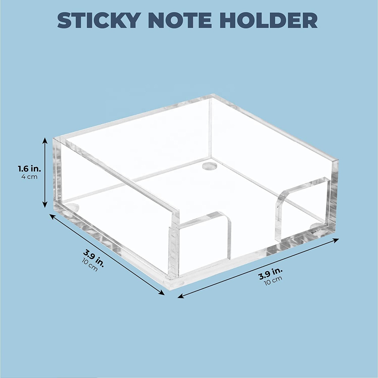 Clear Acrylic Notepad Holder