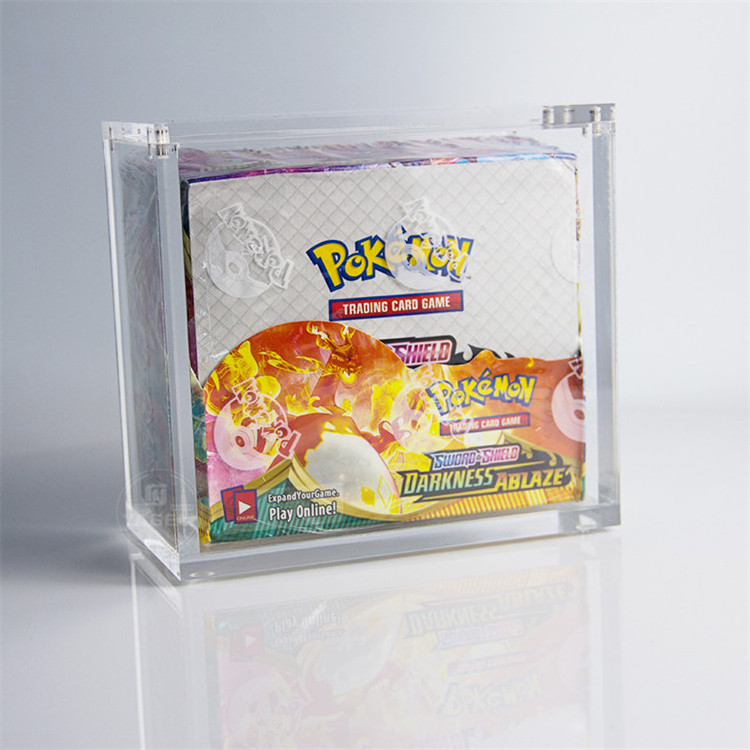 Magnetic Acrylic Booster Box Pokemon Protector Case acrylic case pokemon pokemon booster box