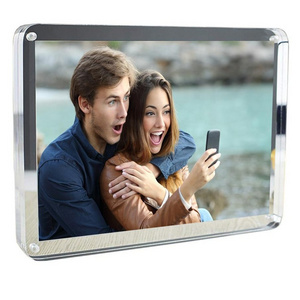 Acrylic Picture Frames 8x10 Bulk Magnetic Photo Frames Wedding Baby Glasses Frames Display Holder