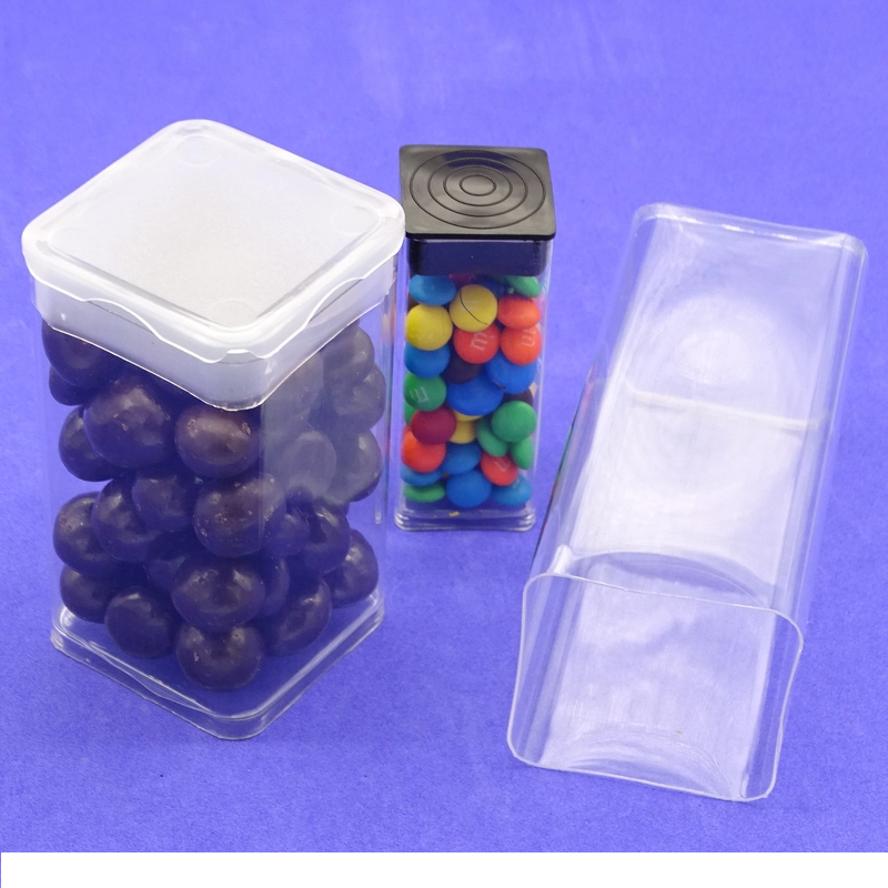 China Factory Good Quality Extrusion Plastic Clear Round Tube Customized Dimensions For Packaging Candy