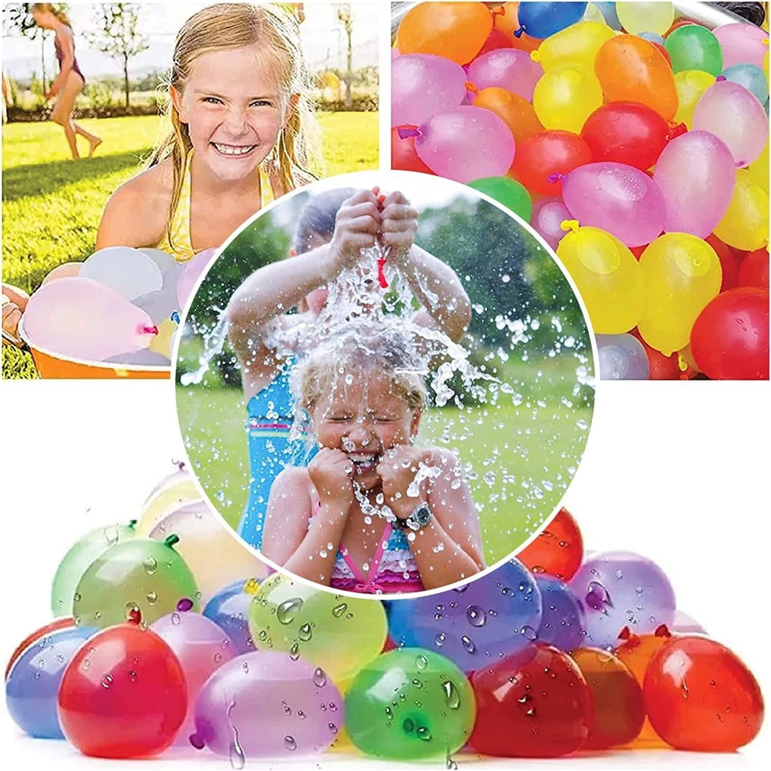 Water Balloons Quick Fill Self Sealing Magic Biodegradable 592 Pcs Easy Rapid Bomb Water Balloon 111 3 Inch Summer Toy