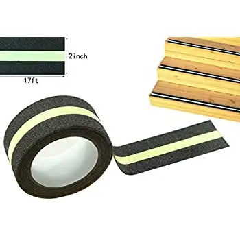 Low Moq Wholesale Price Free Sample Luminous Night Tape For Safety Indoor&Outdoor Custom Anti Slip Tape For Stairs