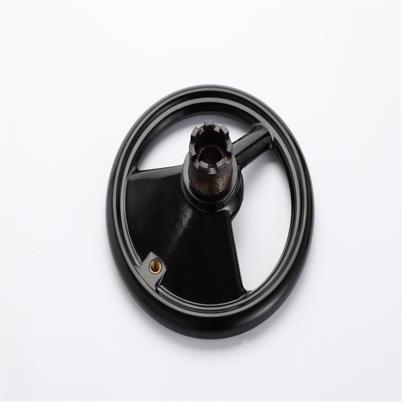 High quality Aluminum 3 Spoke Chrome Plated Handwheel 3/8 shaft fold hand wheel