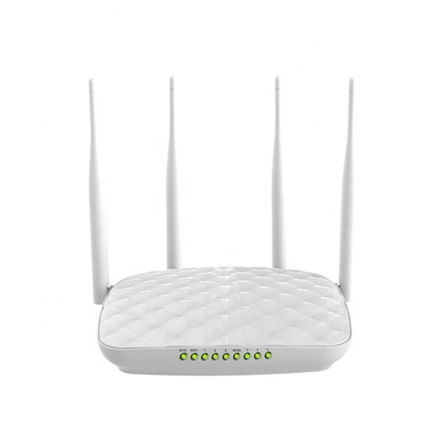 used Tenda FH456 450Mbps Wireless WiFi Router with 4*5dBi External Antennas English Interface home WiFi Router