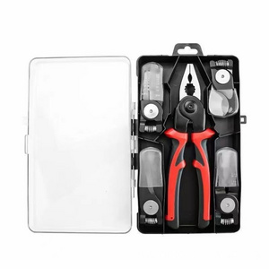 Multi-Function 5 in1 Hardware Tools Interchangeable Head Pliers Set Wire Stripper Crimping Plier Cable Shear Scissor Wire Cutter