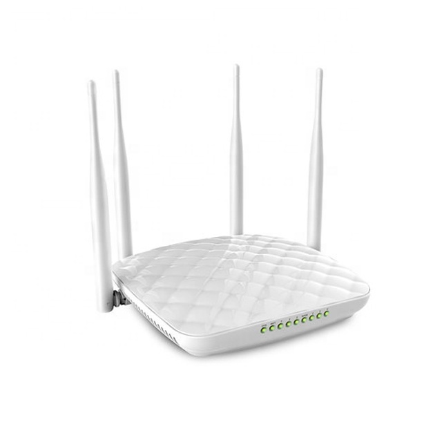 used Tenda FH456 450Mbps Wireless WiFi Router with 4*5dBi External Antennas English Interface home WiFi Router