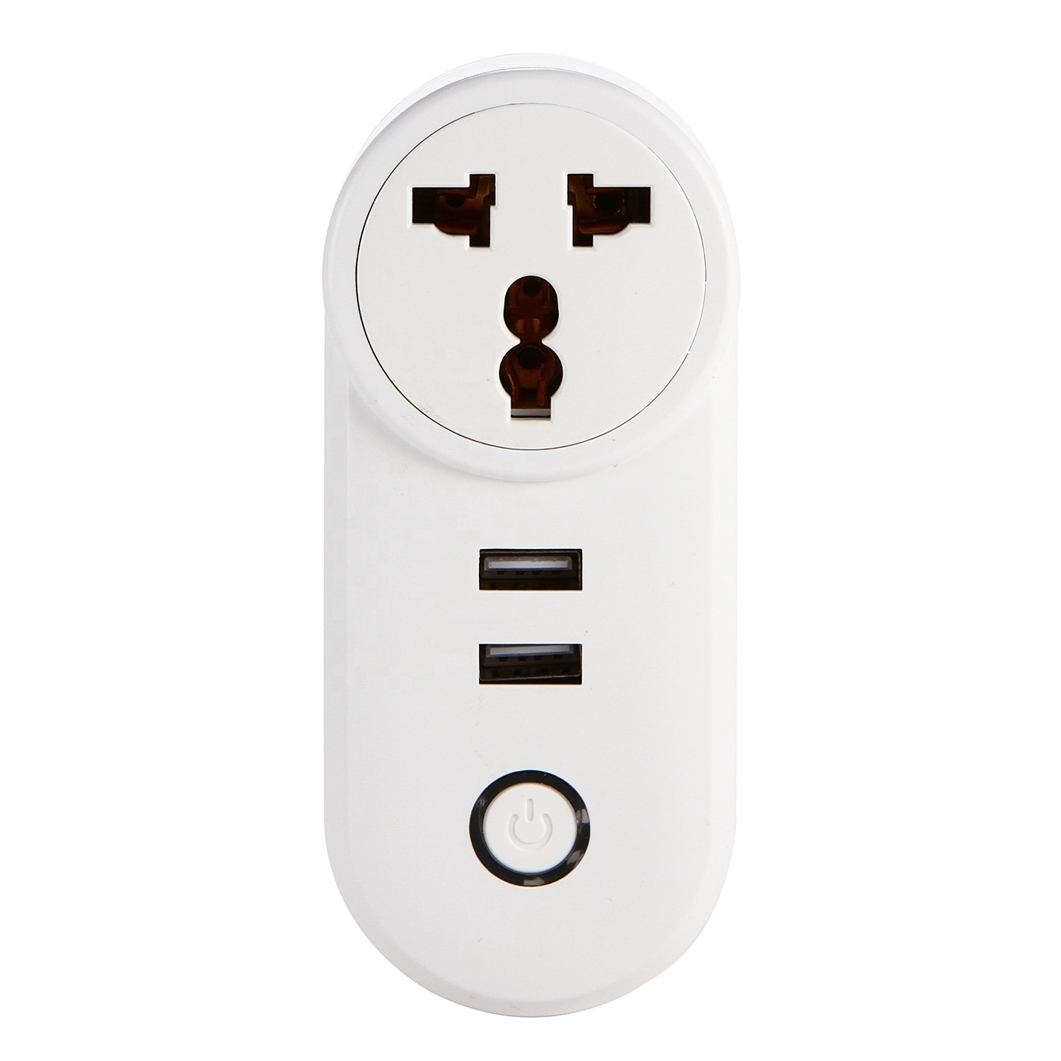 Ci-tech 2022 Hot Sale Golden Supplier Smart WiFi Indian Universal Electrical Power Plug Socket 16a Double USB