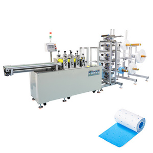 60PCS/ min high-speed automatic cloth cutter equipment/ Kitchen oil-absorbing cloth cutting machine and equipment