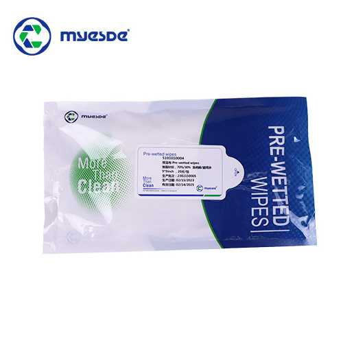 9*11 inch MBPP dust-free pre wet paper ultra-fine fiber cleaning wipes dedicated wiping device for clean rooms