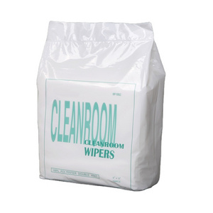 China Factory 9inch 115g Lint Free 100% Polyester cleanroom wipers polyester cleanroom wipes 1009SLE