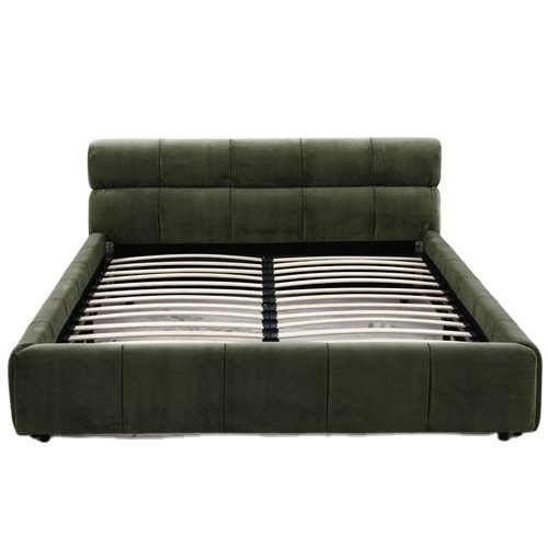 Fabric upholstery modern contemporary design tufty time bed