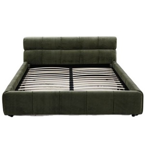 Fabric upholstery modern contemporary design tufty time bed