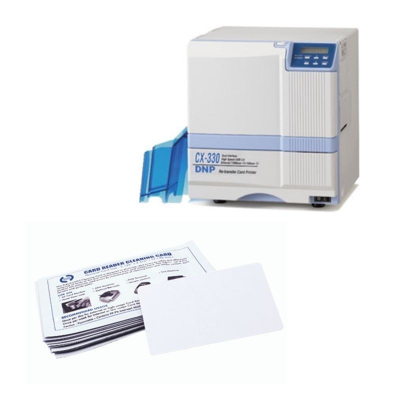 CR80 ID Card Printer Cleaning Cards Compatible for Nisca