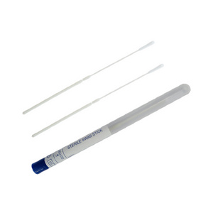 Sterile Nasopharyngeal Nose Nasal Flocked Tip Swab With Tube, Swab Sampling Tube