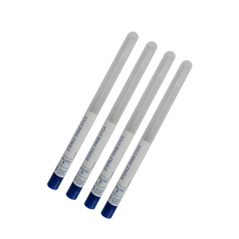 Sterile Nasopharyngeal Nose Nasal Flocked Tip Swab With Tube, Swab Sampling Tube