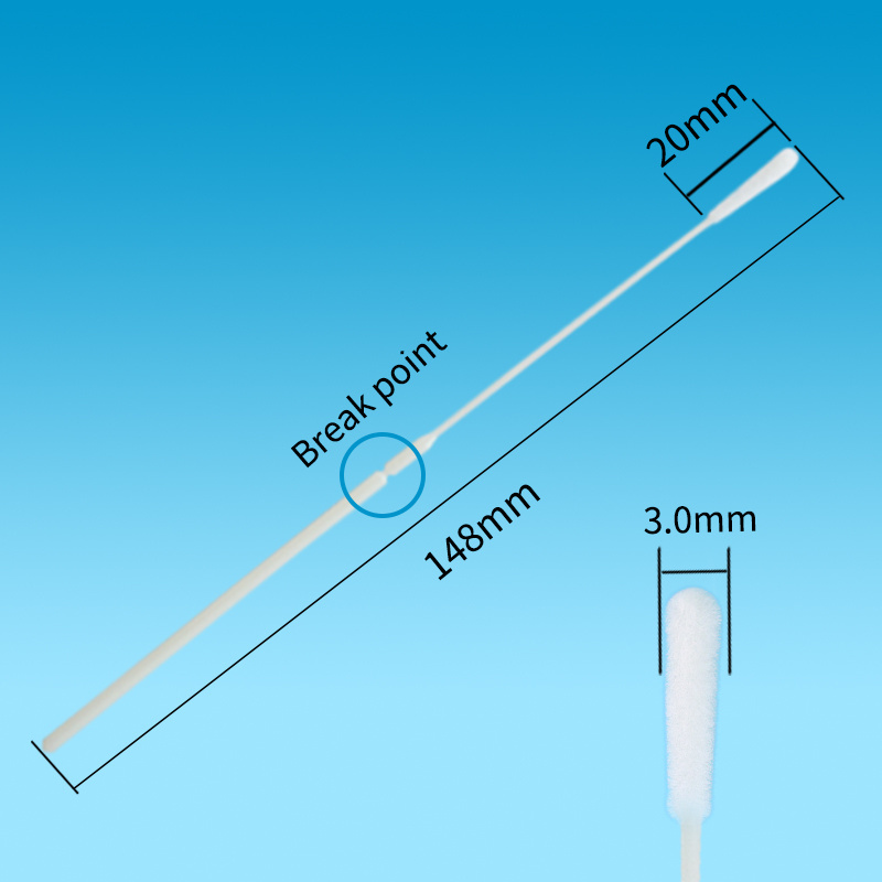 Flocked Testing DNA Viral Transport Medium Throat Nasal Collection Tube Nasopharyngeal Swab Kit