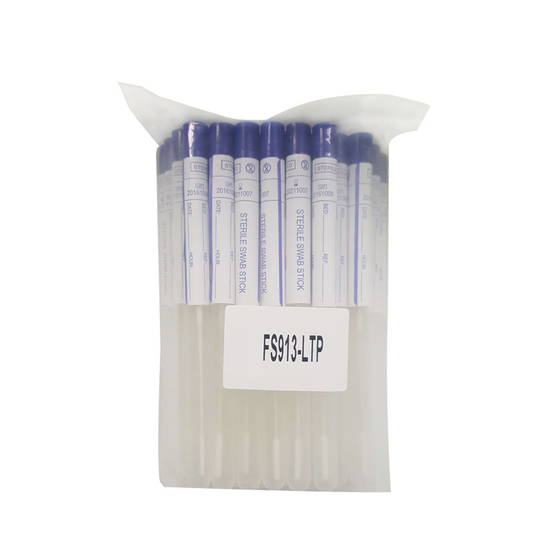 Sterile Nasopharyngeal Nose Nasal Flocked Tip Swab With Tube, Swab Sampling Tube