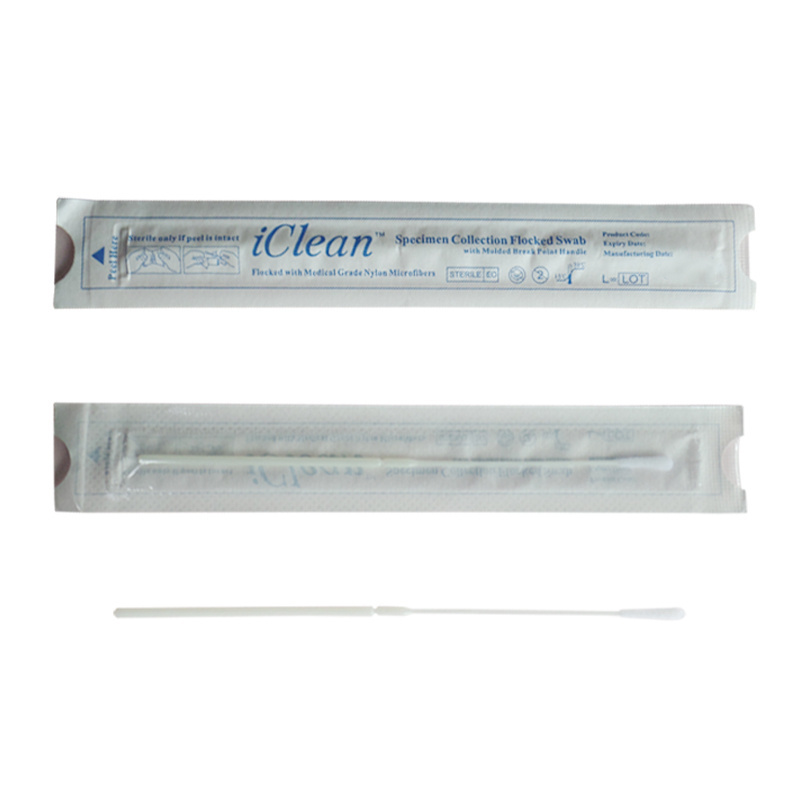 Flocked Testing DNA Viral Transport Medium Throat Nasal Collection Tube Nasopharyngeal Swab Kit