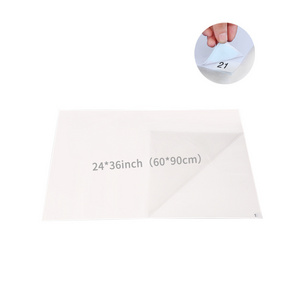 3.0C 24"*36" 60*90cm White Adhesive Tacky Sticky Mat for Cleanroom, Laboratory, Work Shop