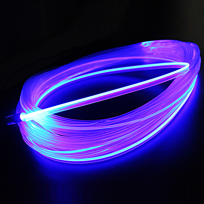 High quality led fiber optic lights side glow optical fiber MMA plastic optic fiber cable