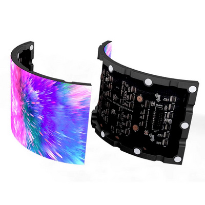 Full Color  P2.5 Indoor Flexible LED Display Screen Module Soft LED Video Wall Panel