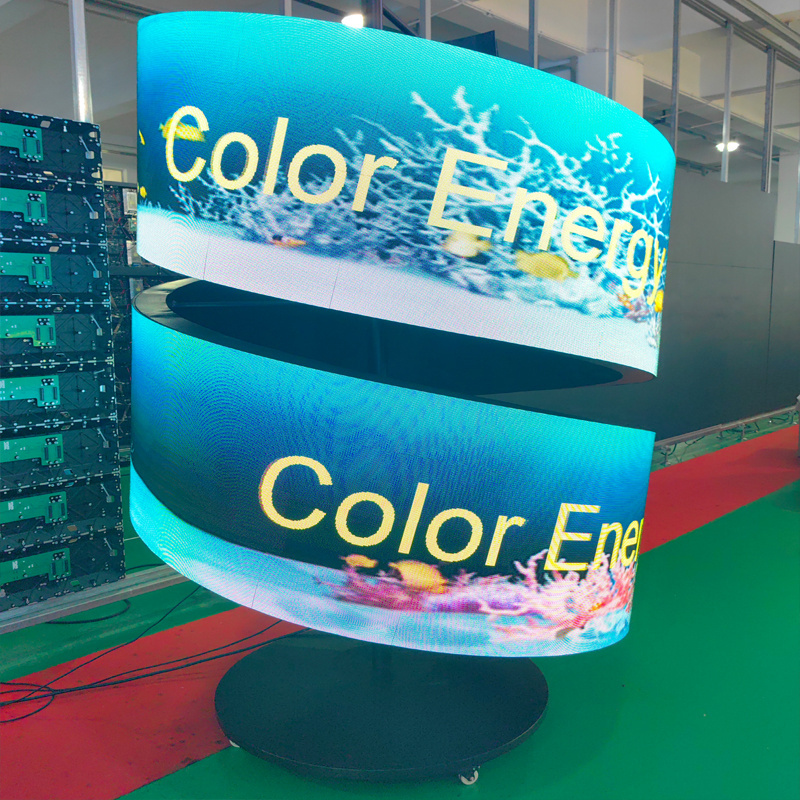 Full Color  P2.5 Indoor Flexible LED Display Screen Module Soft LED Video Wall Panel