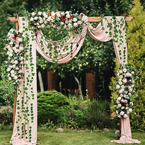 Faux Grape Plants Hanging Artificial Vines Greenery Ivy Garland For Wall Garden Office Home Wedding Indoor Outdoor Decoration