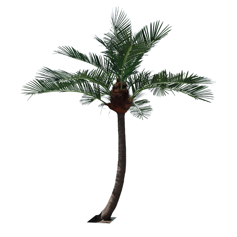 Sen Masine Custom 6m High Simulation Outdoor Landscape Decoration Fake Big Plants Coconut Artificial Palm Trees