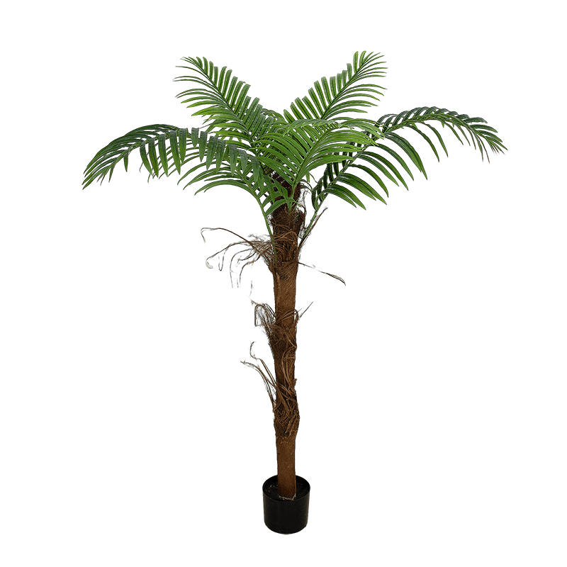 Senmasine Artificial Plant Tree Tropical Palm With Real Touch Trunk Indoor Outdoor Decoration 150cm 180cm 220cm