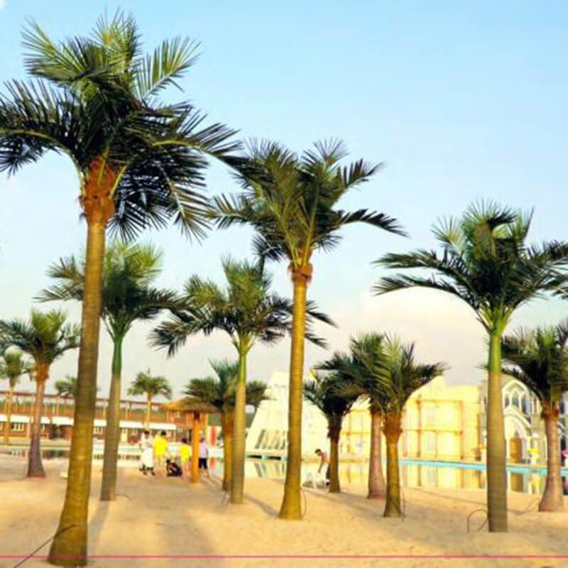 Sen Masine 10m Fake Large Plants Customized Outdoor Landscape High Simulation Big Artificial Coconut Palm Trees Outdoor