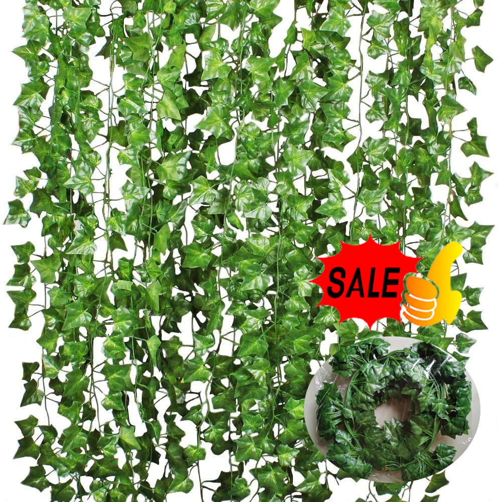 Faux Grape Plants Hanging Artificial Vines Greenery Ivy Garland For Wall Garden Office Home Wedding Indoor Outdoor Decoration