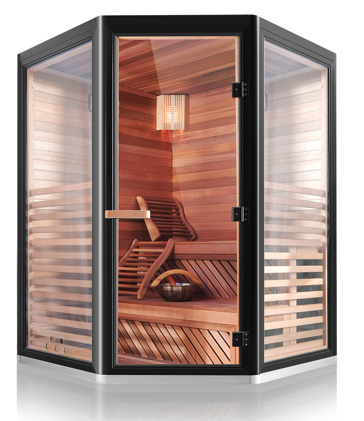 24 years Chinese factory cheap steam sauna room indoor sauna