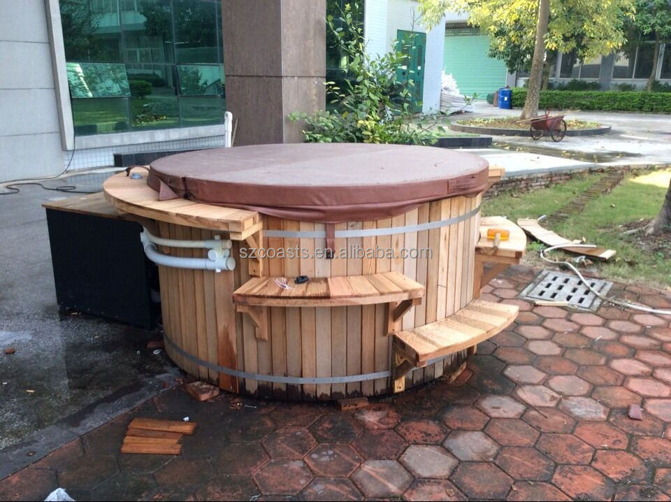 Outdoor Wooden Whirlpool Spa World Best Selling Products Massager Hot Tub