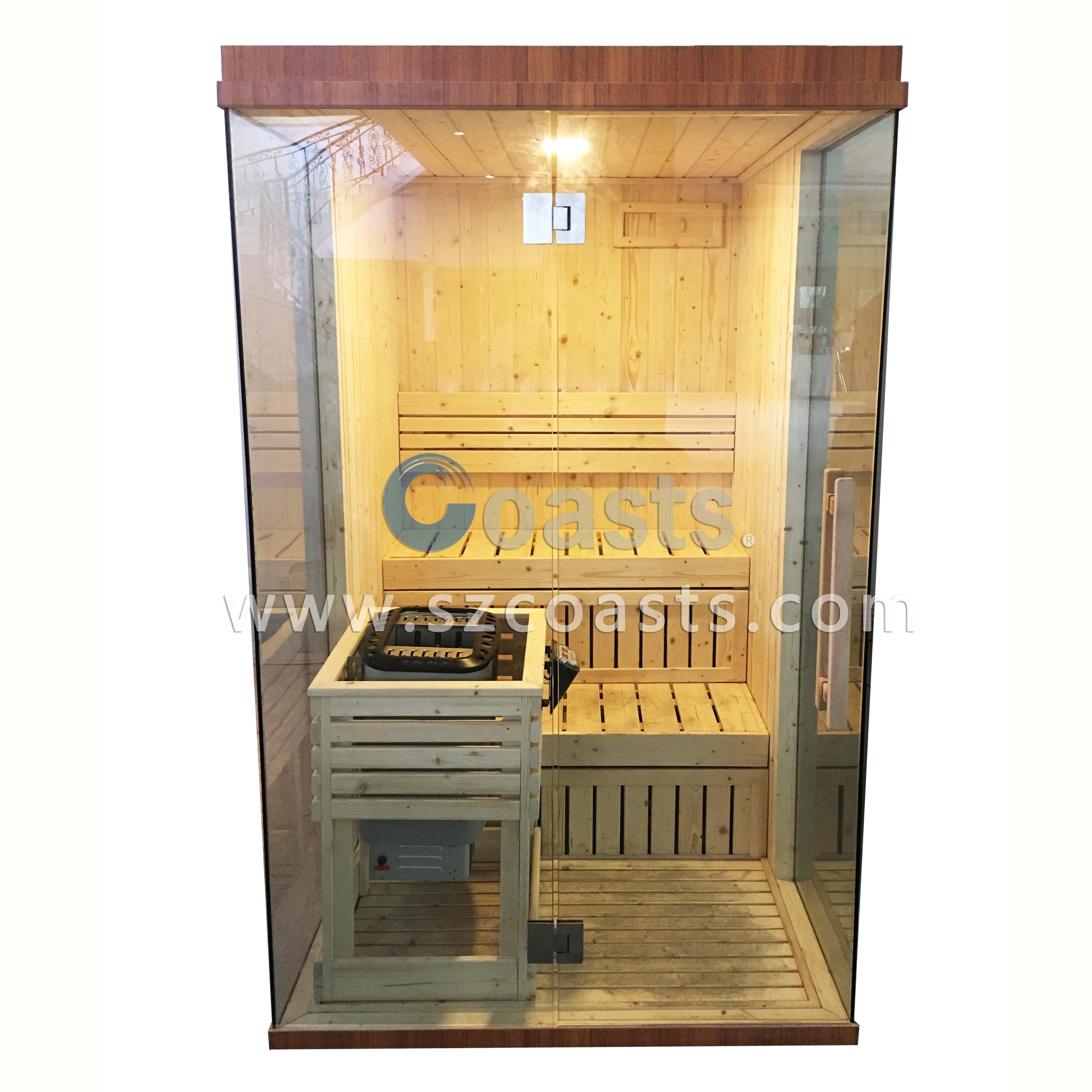 24 years Chinese factory cheap steam sauna room indoor sauna