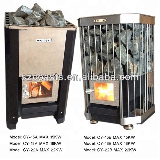 High quality 15KW-22KW sauna stove  wood fired sauna heater for barrel sauna