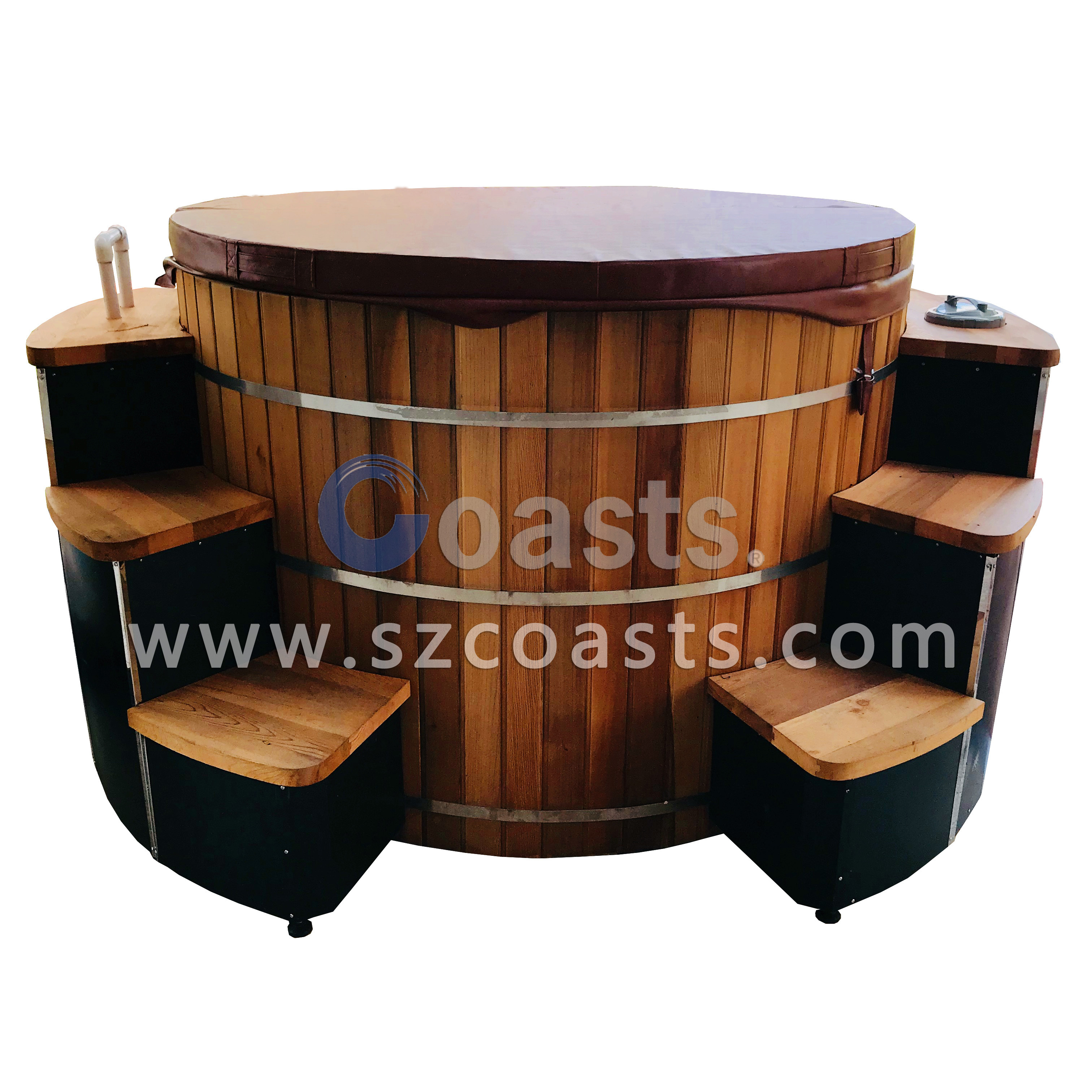 Outdoor Wooden Whirlpool Spa World Best Selling Products Massager Hot Tub