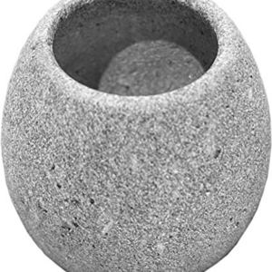 Soapstone Sauna Egg, approx. 5 x 5 cm Sauna Accessories Aroma Bowl