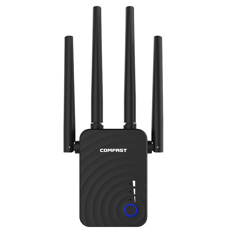 2022 Dual band 1200Mbps wifi range wireless network extender AP signal repeater long range dual 2.4+5.8G wifi repeater extender