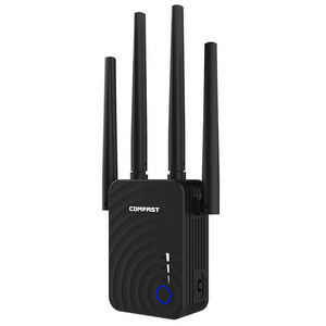 2022 Dual band 1200Mbps wifi range wireless network extender AP signal repeater long range dual 2.4+5.8G wifi repeater extender