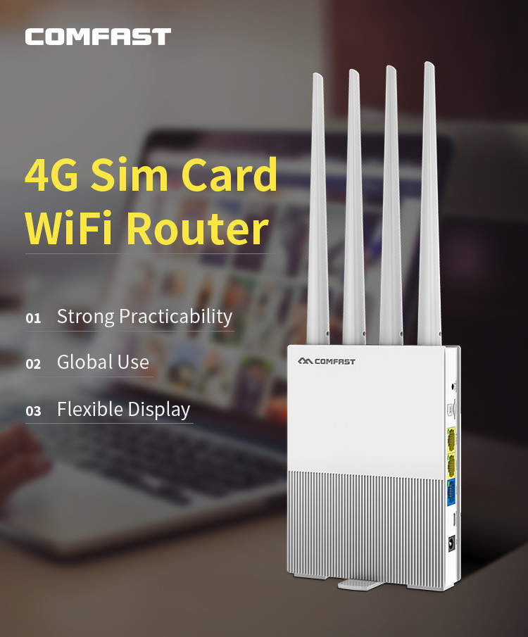 COMFAST 3g 4g Wifi Router With Sim Card Slot 4g Router wifi 4g