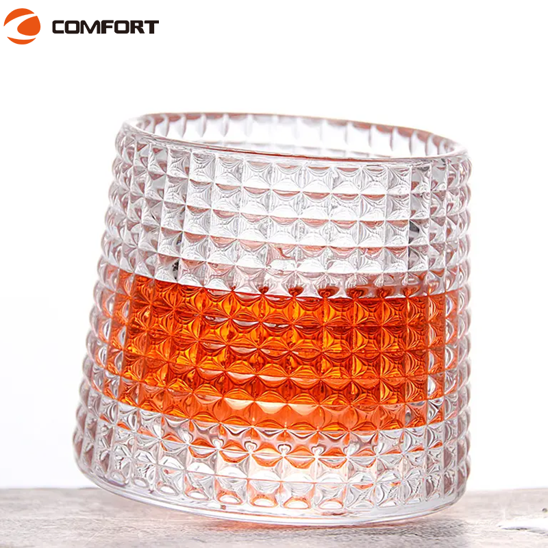 Wine Glass Whiskey Cup Double Cup Low Moq 300ml Goblet Crystal Shot Glass Custom Party Stainless Steel Shot Glass Modern CF-1015