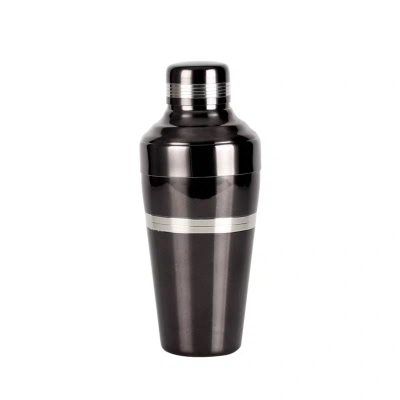 barware cocktail plastic shaker set stainless steel shaker