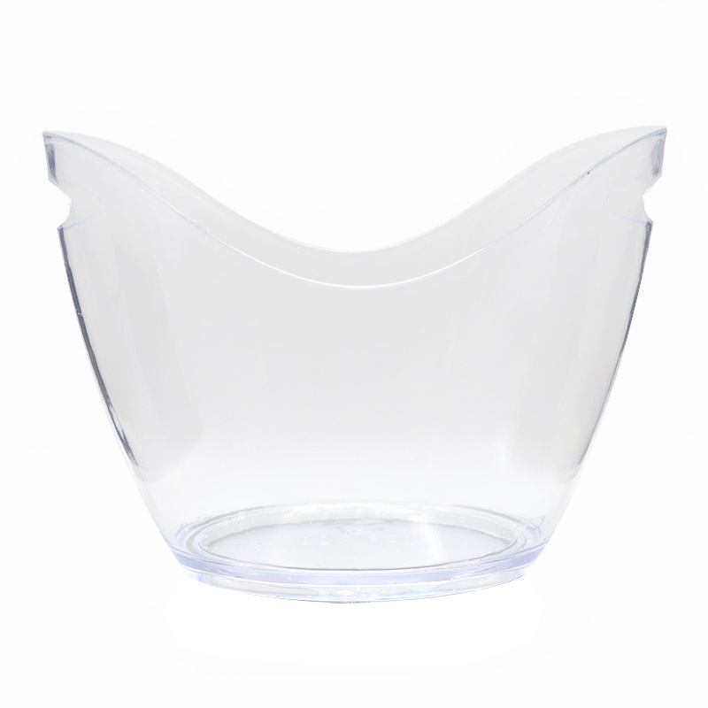 Clear plastic acrylic large drink bucket