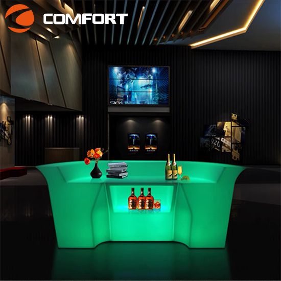 Led Night Club Glowing furniture Illuminated Bar Counter Led Bar Furniture