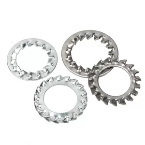 SS304 Star Lock Washer Manufacturer Serrated Tooth Stop Gasket Grade 8.8 Internal External Teeth Self Locking Washers