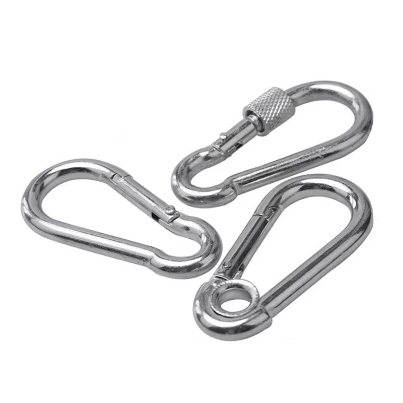 Strong Spring Snap Hook 304 Stainless Steel Quick Link Snap Hook Clips Eyelet