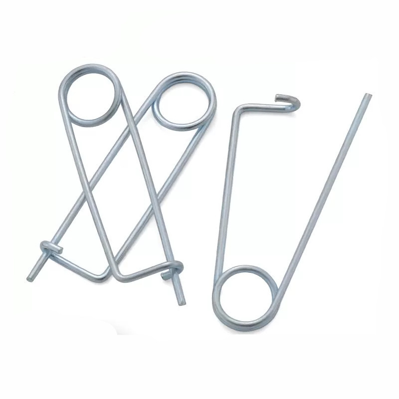 120mm Customized Stainless Steel Spring Clip Wire Snap Cotter Pins Self Locking Quick Release Door Lock Pins