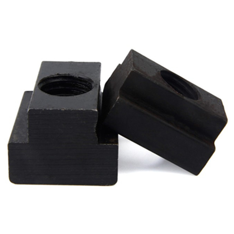 M16 M18 M20 M24 M30 wed nut plate step groove nuts square female screw black carbon steel T-slot nut